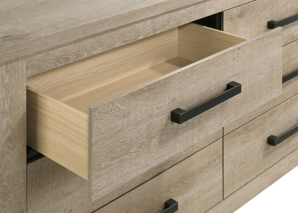 Oakglen Dresser with Mirror - Home Furniture And More (Brentwood, MD)
