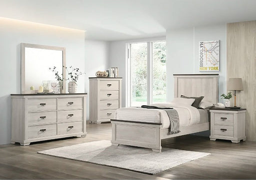 Crown Mark Furniture Leighton 4 Drawer Chest In White - Home Furniture And More (Brentwood, MD)