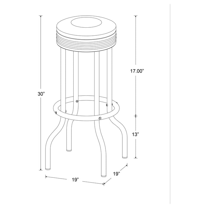 Retro Swivel Bar Stool - Home Furniture And More (Brentwood, MD)