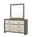Crown Mark Furniture Rhett 6 Drawer Dresser In Gray - Home Furniture And More (Brentwood, MD)
