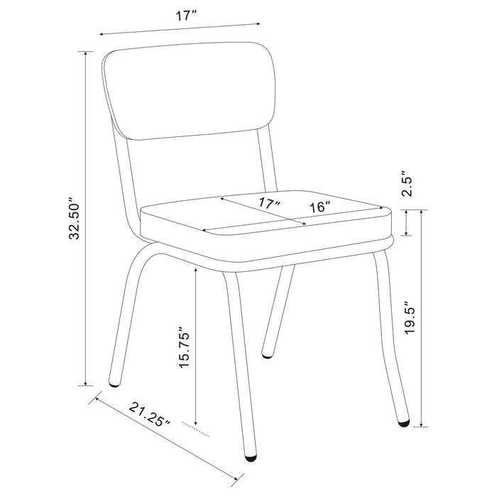 Retro Dining Side Chair - Home Furniture And More (Brentwood, MD)