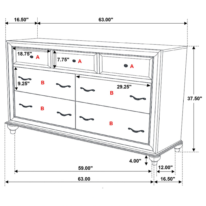 Barzini Bedroom Set - Home Furniture And More (Brentwood, MD)