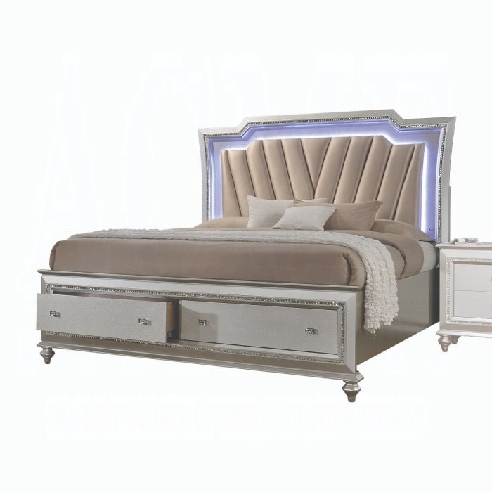 Kaitlyn CK Bed With Led and Storage - Home Furniture And More (Brentwood, MD)
