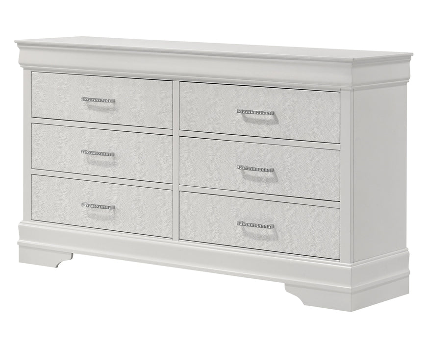 Amalia Dresser White - Home Furniture And More (Brentwood, MD)