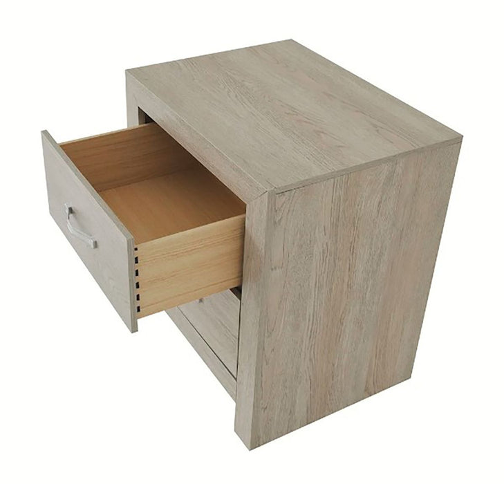 Jaylen 2 Drawer Nightstand In Gray - Home Furniture And More (Brentwood, MD)