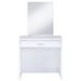 Harvey Makeup Vanity Table with Mirror and Stool - Home Furniture And More (Brentwood, MD)