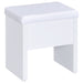 Harvey Makeup Vanity Table with Mirror and Stool - Home Furniture And More (Brentwood, MD)