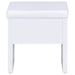 Harvey Makeup Vanity Table with Mirror and Stool - Home Furniture And More (Brentwood, MD)