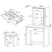 Harvey Makeup Vanity Table with Mirror and Stool - Home Furniture And More (Brentwood, MD)