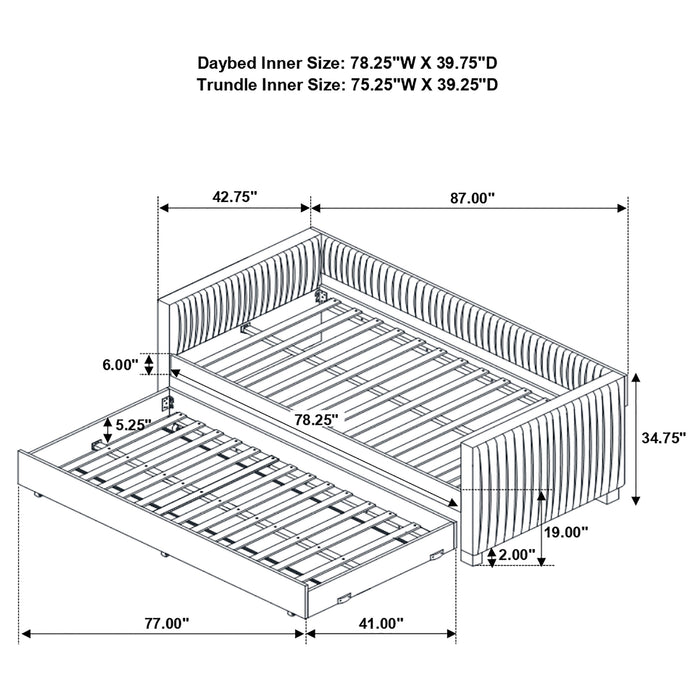 Brodie Daybed with Trundle - Home Furniture And More (Brentwood, MD)