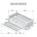 Brodie Daybed with Trundle - Home Furniture And More (Brentwood, MD)