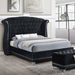 Barzini Wingback Platform Bed - Home Furniture And More (Brentwood, MD)