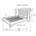 Barzini Wingback Platform Bed - Home Furniture And More (Brentwood, MD)
