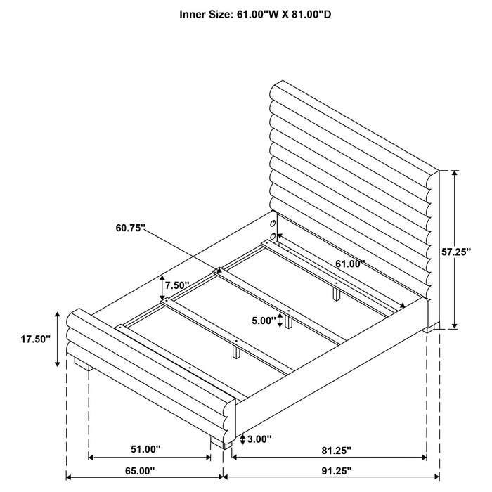 Patricia Panel Bed - Home Furniture And More (Brentwood, MD)