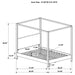 Monroe Canopy Panel Platform Bed - Home Furniture And More (Brentwood, MD)