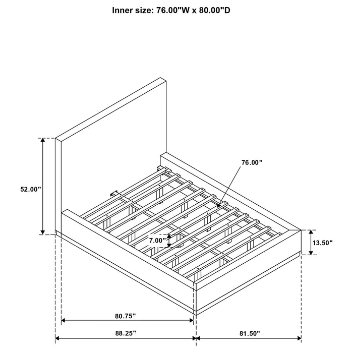 Knox Panel Platform Bed - Home Furniture And More (Brentwood, MD)