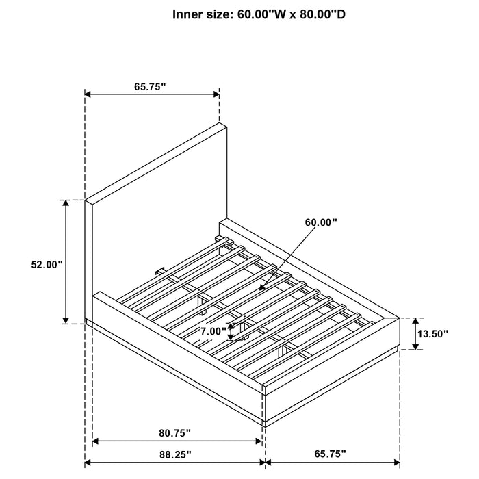 Knox Panel Platform Bed - Home Furniture And More (Brentwood, MD)