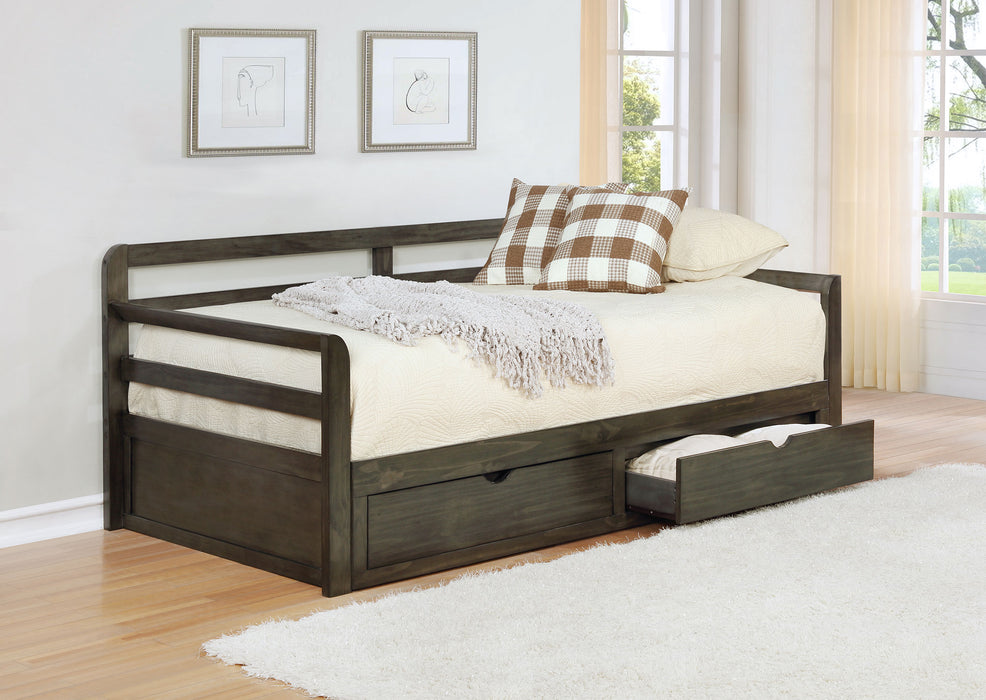 Sorrento Extension Daybed with Drawers - Home Furniture And More (Brentwood, MD)
