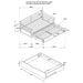 Sorrento Extension Daybed with Drawers - Home Furniture And More (Brentwood, MD)