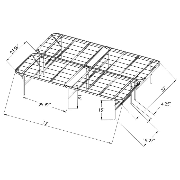 Mabel Foldable Platform Bed Frame - Home Furniture And More (Brentwood, MD)