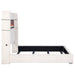 Tisdall Wingback Bed with Flame Visualizer - Home Furniture And More (Brentwood, MD)