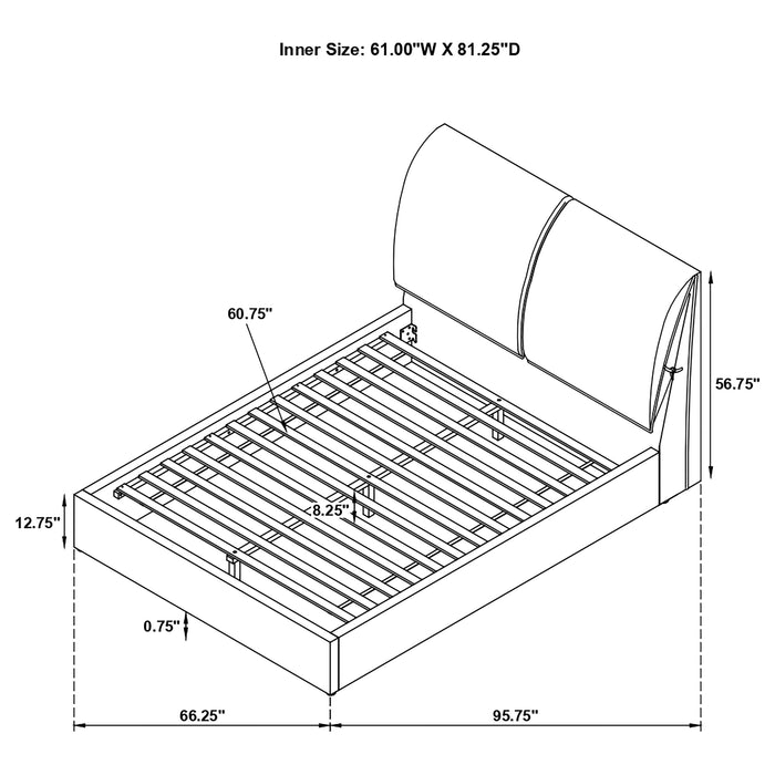 Gwendoline Panel Platform Bed - Home Furniture And More (Brentwood, MD)