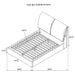 Gwendoline Panel Platform Bed - Home Furniture And More (Brentwood, MD)