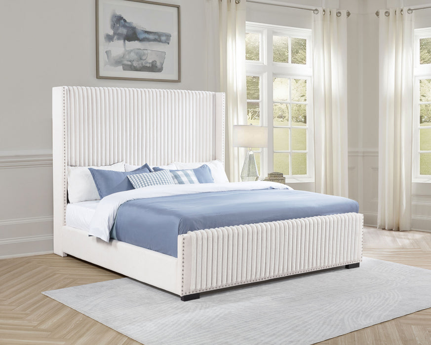 Natasha Wingback Bed - Home Furniture And More (Brentwood, MD)