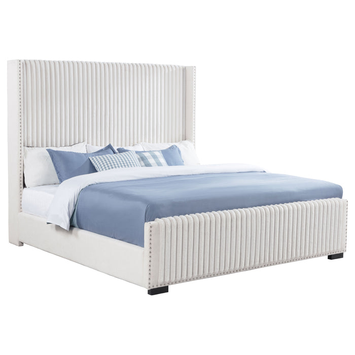 Natasha Wingback Bed - Home Furniture And More (Brentwood, MD)