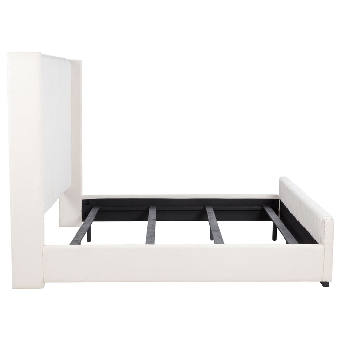 Natasha Wingback Bed - Home Furniture And More (Brentwood, MD)