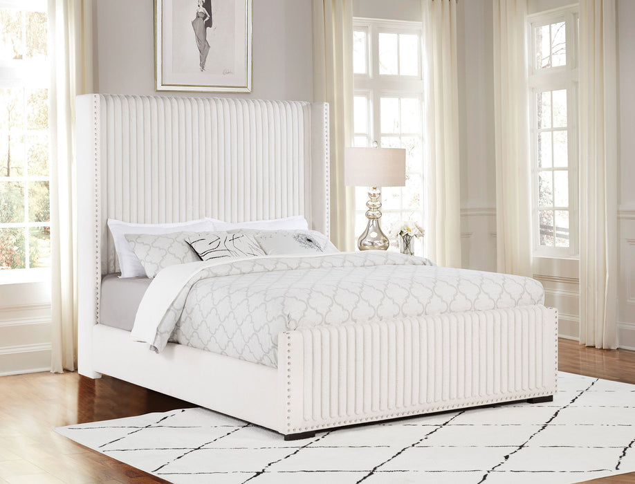 Natasha Wingback Bed - Home Furniture And More (Brentwood, MD)