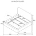 Rebecca Panel Bed - Home Furniture And More (Brentwood, MD)