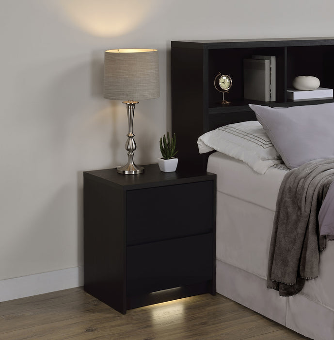 Westpark Nightstand with LED Lighting - Home Furniture And More (Brentwood, MD)