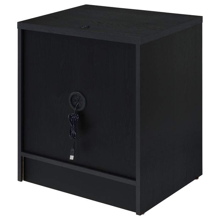 Westpark Nightstand with LED Lighting - Home Furniture And More (Brentwood, MD)