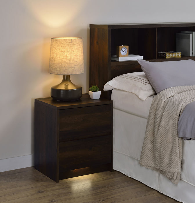 Westpark Nightstand with LED Lighting - Home Furniture And More (Brentwood, MD)