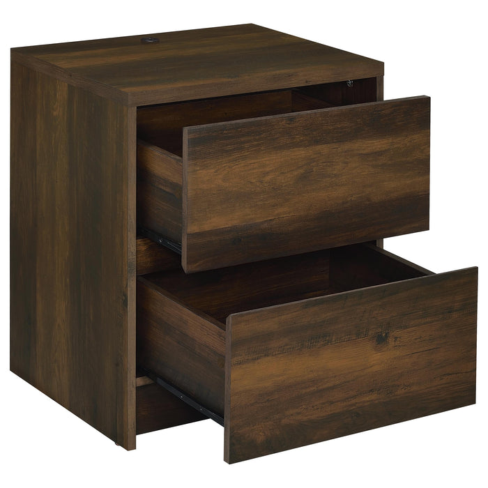Westpark Nightstand with LED Lighting - Home Furniture And More (Brentwood, MD)