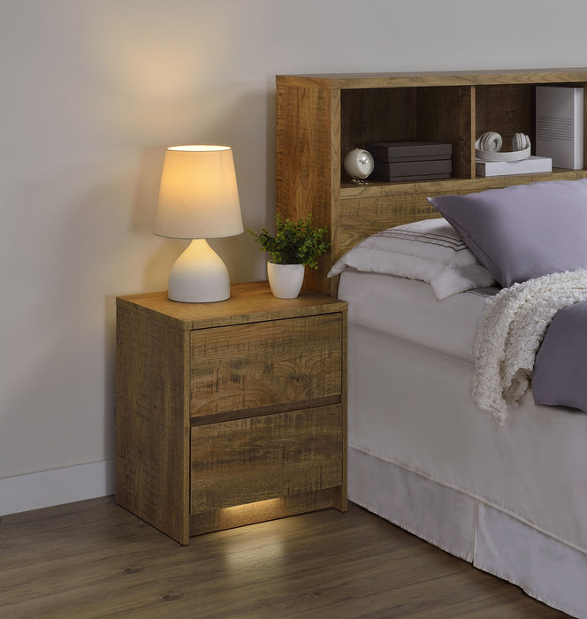 Westpark Nightstand with LED Lighting - Home Furniture And More (Brentwood, MD)