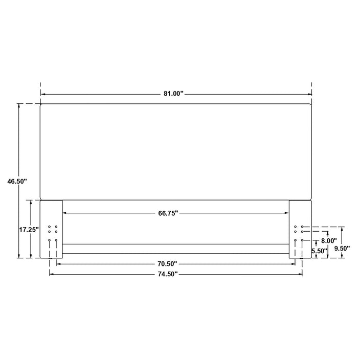 Izzy Eastern / California King Headboard - Home Furniture And More (Brentwood, MD)