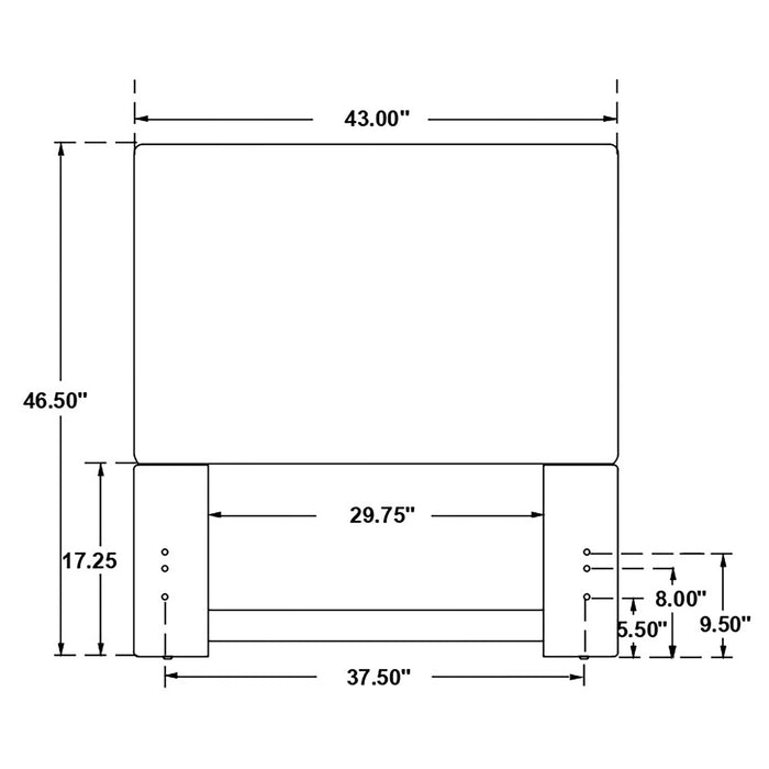 Izzy Twin Headboard - Home Furniture And More (Brentwood, MD)