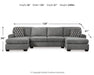 Birkdale Court Sectional - Home Furniture And More (Brentwood, MD)