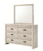 Valor 6 Drawer Dresser In Gray - Home Furniture And More (Brentwood, MD)