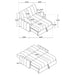 Portland Convertible Sleeper Sofa Bed - Home Furniture And More (Brentwood, MD)