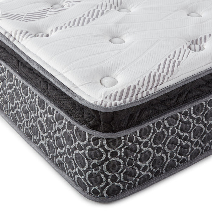 Hayes Medium Plush Pillow Top Hybrid Mattress - Home Furniture And More (Brentwood, MD)