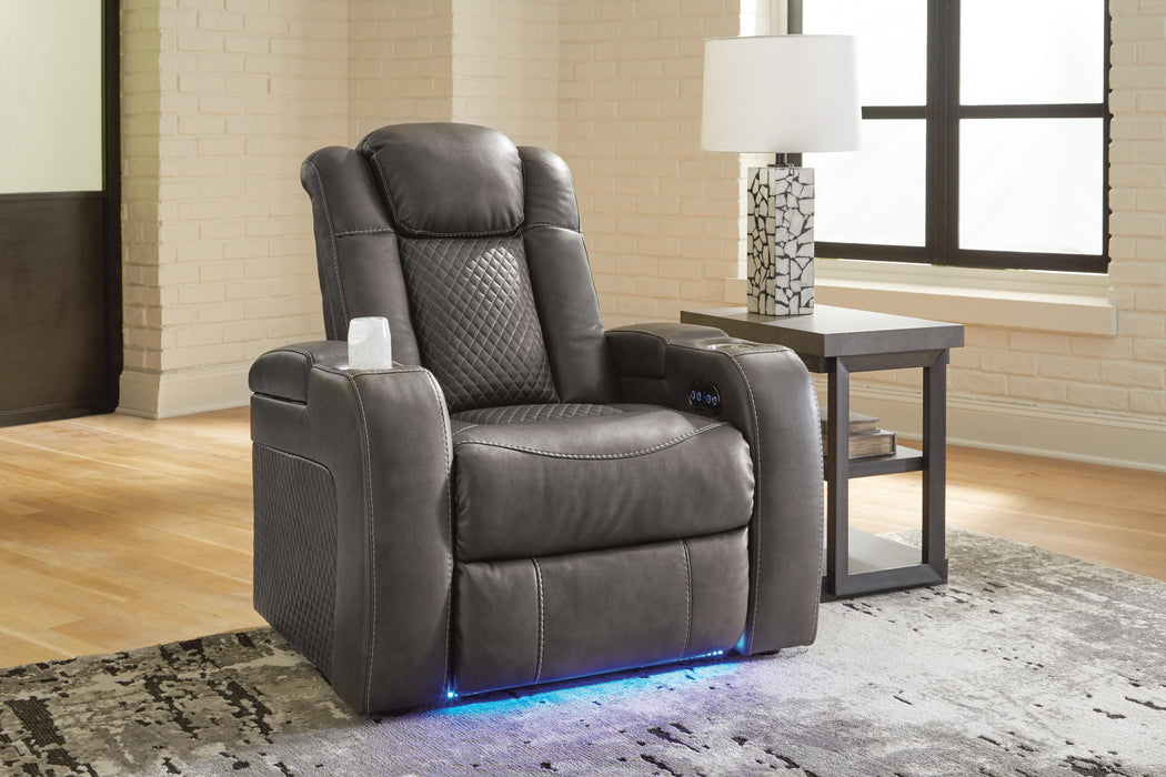 Fyne-Dyme Power Recliner - Home Furniture And More (Brentwood, MD)