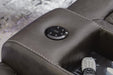 Fyne-Dyme Power Reclining Loveseat with Console - Home Furniture And More (Brentwood, MD)