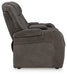 Fyne-Dyme Power Reclining Loveseat with Console - Home Furniture And More (Brentwood, MD)