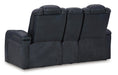 Fyne-Dyme Power Reclining Loveseat with Console - Home Furniture And More (Brentwood, MD)