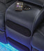 Fyne-Dyme Power Reclining Loveseat with Console - Home Furniture And More (Brentwood, MD)
