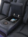Fyne-Dyme Power Reclining Loveseat with Console - Home Furniture And More (Brentwood, MD)