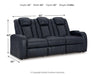 Fyne-Dyme Power Reclining Sofa - Home Furniture And More (Brentwood, MD)
